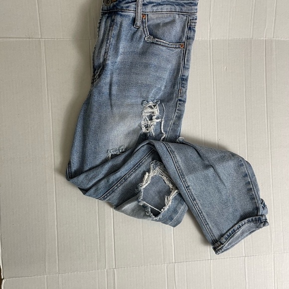 S.O.N.G Mom High Rise Mom Jeans - Light Blue - Picture 2 of 9